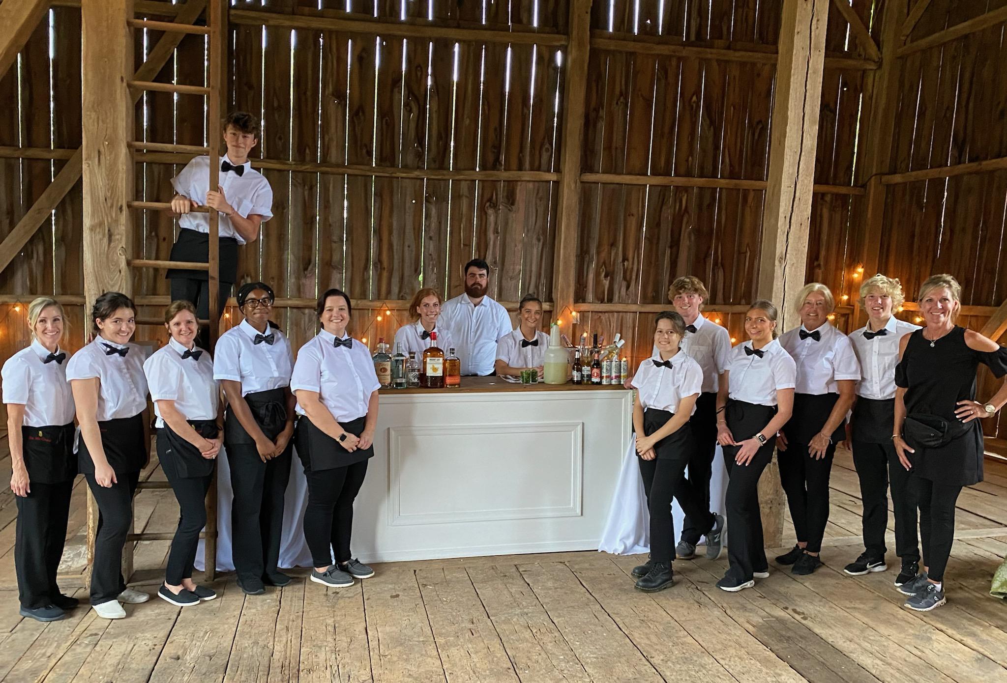 The catering staff of Be My Guest.